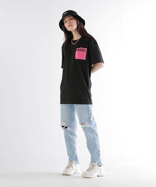 GDC（ジーディーシー）の「BOXLOGO TEE（Tシャツ/カットソー・メンズ・ホワイト/ブラック/グレー・SMALL/MEDIUM/LARGE/X-LARGE）」の10枚目の写真