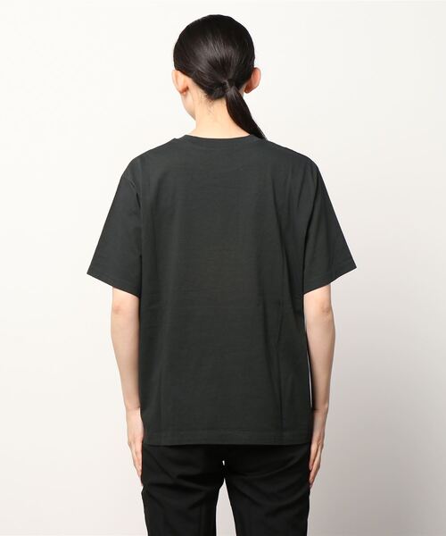 BOHEMIANS(ボヘミアンズ)の「BOHEMIANS/ボヘミアンズ HEART DOT BOGEY pt LOOSE S/S Tee ハートドットボギーTシャツ(Tシャツ/カットソー・レディース・ホワイト/チャコール・X-SMALL)」の4枚目の写真