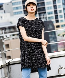 インドレーヨン バックギャザーブラウス