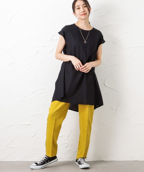 NAVY（ネイビー）の「インドレーヨン バックギャザーブラウス（シャツ/ブラウス・レディース・ネイビー/ベージュ/ブラック・フリー）」の19枚目の写真