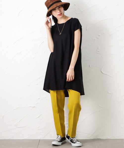 NAVY（ネイビー）の「インドレーヨン バックギャザーブラウス（シャツ/ブラウス・レディース・ネイビー/ベージュ/ブラック・フリー）」の20枚目の写真