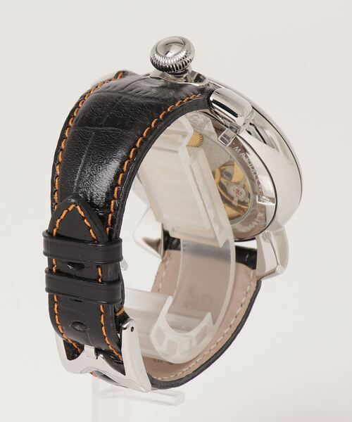 GaGa MILANO(ガガミラノ)の「GaGa MILANO/ガガミラノ MANUALE48MM 腕時計 501011S-BLK メンズ(アナログ腕時計・メンズ・ブラック・FREE)」の2枚目の写真