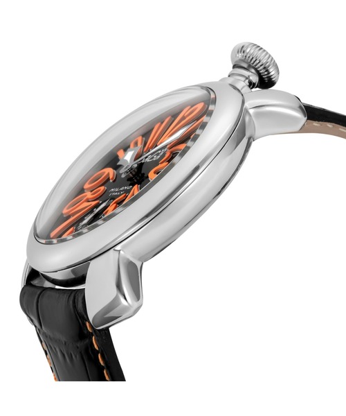 GaGa MILANO(ガガミラノ)の「GaGa MILANO/ガガミラノ MANUALE48MM 腕時計 501011S-BLK メンズ(アナログ腕時計・メンズ・ブラック・FREE)」の3枚目の写真