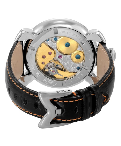 GaGa MILANO(ガガミラノ)の「GaGa MILANO/ガガミラノ MANUALE48MM 腕時計 501011S-BLK メンズ(アナログ腕時計・メンズ・ブラック・FREE)」の4枚目の写真