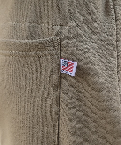 WAIPER.inc(ワイパーインク)の「Good wear グッドウェア ウエストリブショートパンツ(スウェットパンツ・メンズ・ブラック/ベージュ/ネイビー/杢グレー/カーキ・S/L/XL/M)」の18枚目の写真