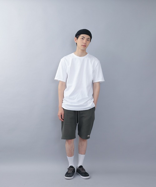 WAIPER.inc(ワイパーインク)の「Good wear グッドウェア ウエストリブショートパンツ(スウェットパンツ・メンズ・ブラック/ベージュ/ネイビー/杢グレー/カーキ・S/L/XL/M)」の20枚目の写真