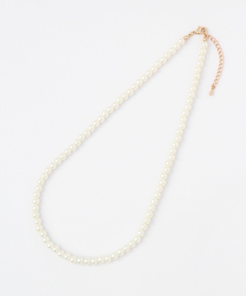 LOWRYS FARM（ローリーズファーム）の「２ＳＥＴレイヤードネックレス　294686（ネックレス・レディース・グレー/アイボリー・FREE）」の5枚目の写真