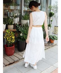 EVRIS | 【WEB限定】コットンレースバックオープンワンピース(ワンピース)