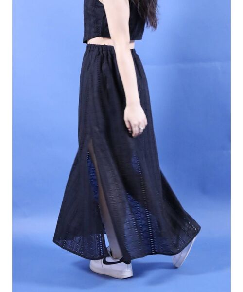 EVRIS（エヴリス）の「【WEB限定】コットンレースバックオープンワンピース（ワンピース・レディース・ホワイト/ブラック/オレンジ・FREE）」の21枚目の写真