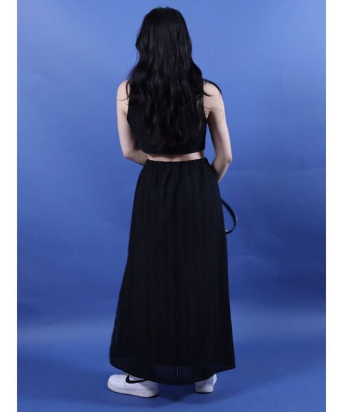 EVRIS（エヴリス）の「【WEB限定】コットンレースバックオープンワンピース（ワンピース・レディース・ホワイト/ブラック/オレンジ・FREE）」の20枚目の写真