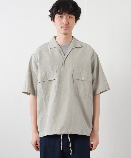JOURNAL STANDARD J.S HOMESTEAD(ジャーナルスタンダードホームステッド)の「【J.S Homestead】海軍 プルオーバー 半袖シャツ(シャツ/ブラウス・メンズ・ブラック/ネイビー/ベージュ系その他・MEDIUM/LARGE)」の15枚目の写真