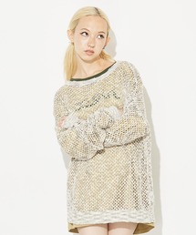 OPENWORK KNIT TOP