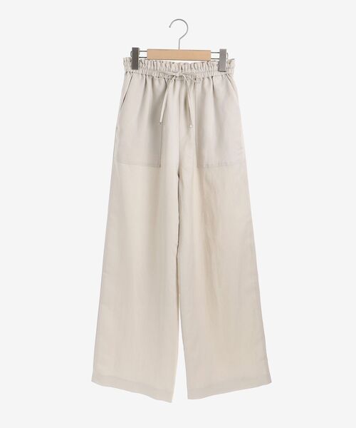 le.coeur blanc(ルクールブラン)の「レーヨン麻イージーパンツ(その他パンツ・レディース・ダークブラウン/ライトグリーン/サンドベージュ/ホワイト系その他・38/36)」の5枚目の写真