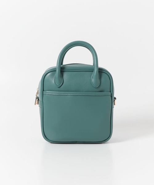 SENSE OF PLACE by URBAN RESEARCH(センスオブプレイスバイアーバンリサーチ)の「スクエアハンドルボストンバッグ(ボストンバッグ・レディース・パープル/ブルー/モカ/ブラック系その他/ブラック・ONE)」の10枚目の写真