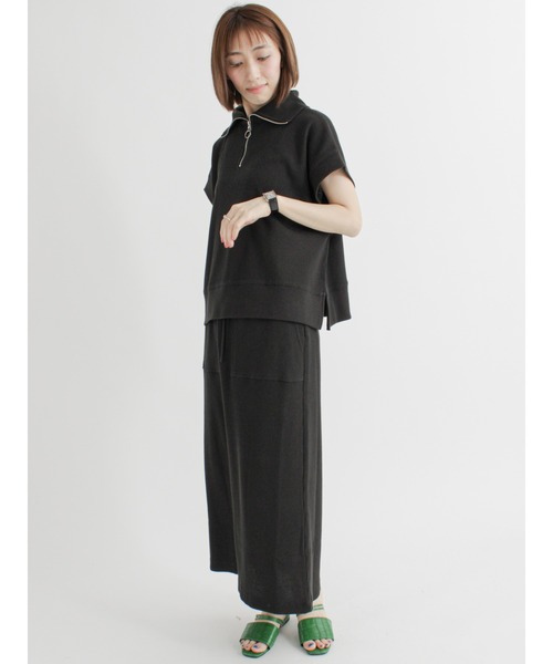 Lugnoncure（ルノンキュール）の「タイトスカート【セットアップ】（スカート・レディース・ブラック/オレンジ/キナリ・ﾌﾘ-）」の15枚目の写真