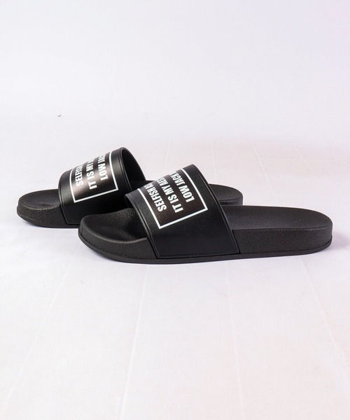 LOW JACK DESIGN（ロウジャックデザイン）の「LOW JACK DESIGN シガレットボックスロゴ シャワーサンダル（サンダル・メンズ・ホワイト/ブラック・24/27/29）」の7枚目の写真