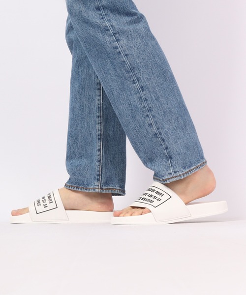 LOW JACK DESIGN（ロウジャックデザイン）の「LOW JACK DESIGN シガレットボックスロゴ シャワーサンダル（サンダル・メンズ・ホワイト/ブラック・24/27/29）」の14枚目の写真