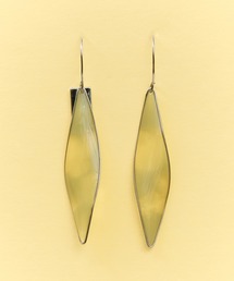 The Rule ザルール：Leaf single hook pierced earring:リーフフックピアス
