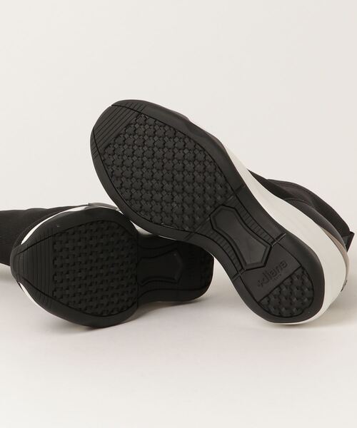 +diana（プラスダイアナ）の「ハイウェッジ ストレッチニットショートブーツ（ブーツ・レディース・ブラック/ブラック×ブラック・22.5cm/23.5cm/24.5cm/25.5cm/23.0cm/24.0cm/25.0cm/22.0cm/21.5cm）」の16枚目の写真