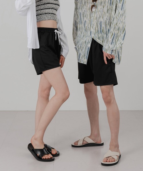 FOLLOWIN（フォロウィン）の「シンプルクロスサンダルスリッパ（サンダル・レディース・ブラック/ネイビー/ブラウン/アイボリー・24cm/25cm/26cm/27cm/23㎝）」の9枚目の写真