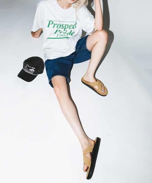 FOLLOWIN（フォロウィン）の「シンプルクロスサンダルスリッパ（サンダル・レディース・ブラック/ネイビー/ブラウン/アイボリー・24cm/25cm/26cm/27cm/23㎝）」の15枚目の写真