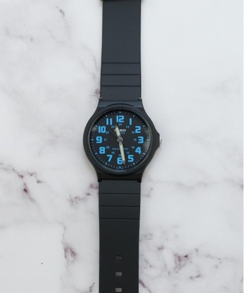 CASIO ブルー アナログ時計 WR50M org.jpg