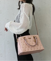 GUESS/ゲス スタッズキルト 2WAYショルダーTRIANA 3 Compartment Satchel