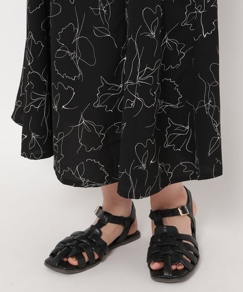 mysty woman（ミスティウーマン）の「シアーニットボレロ×キャミワンピース 123232（ワンピース・レディース・ベージュ系その他/ブラック系その他/ピンクベージュ・FREE）」の6枚目の写真