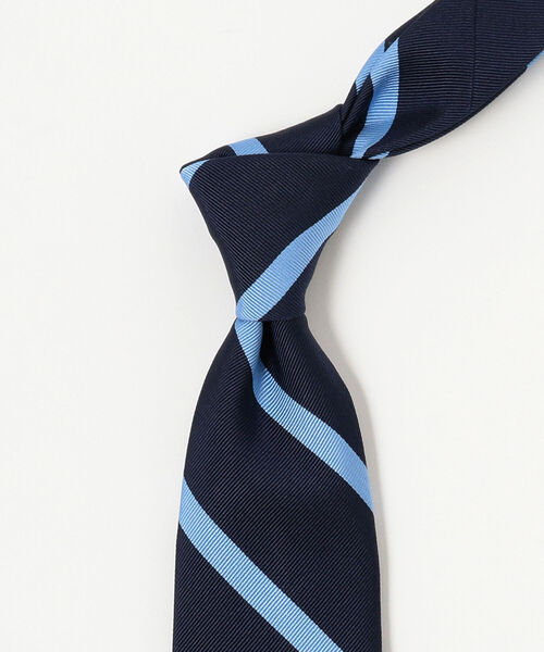 BREUER（ブリューワー）の「BREUER / シルクコットン ストライプ ネクタイ（ネクタイ・メンズ・ネイビー/オリーブ/インディゴブルー/ブルー系その他3・ONE SIZE）」の13枚目の写真