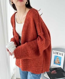 GeeRA | シャギー起毛ニットカーディガン(カーディガン/ボレロ)