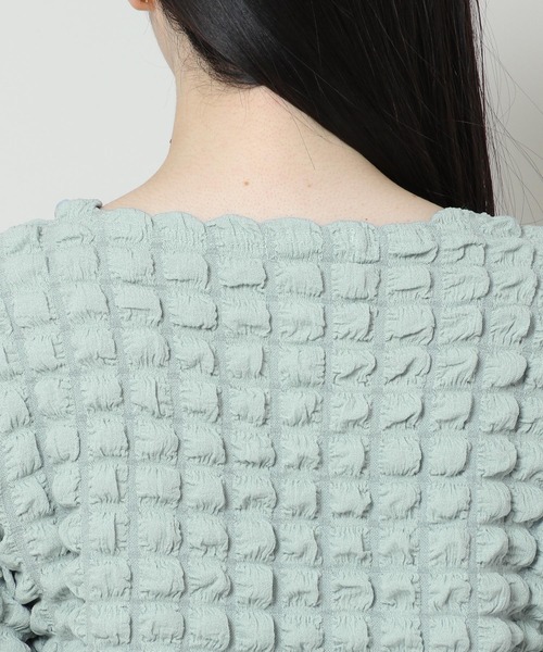 ALAND(エーランド)の「3.3 Field Trip/エンボスクロップぽこぽこ長袖T 2163817(Tシャツ/カットソー・レディース・アイボリー/ライトブルー/ブラック/ライトグリーン・FREE)」の16枚目の写真