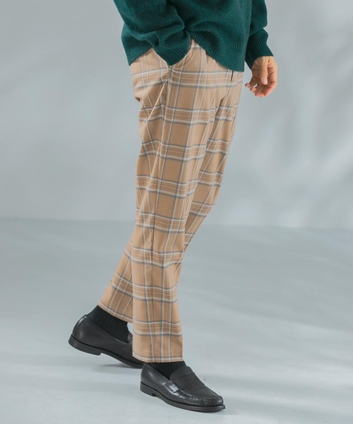 セール】『一部WEB限定カラー』『XLサイズあり』ウールライクチェック