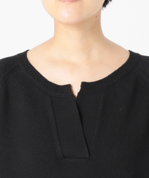 セール】ミドルゲージ天竺ヘンリープルオーバー（ニット/セーター