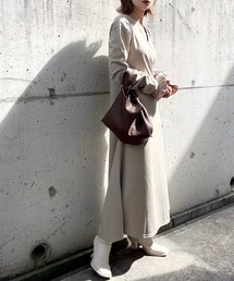 INTER FACTORY | kally - フレアロングワンピース made in INTER FACTORY(ワンピース)