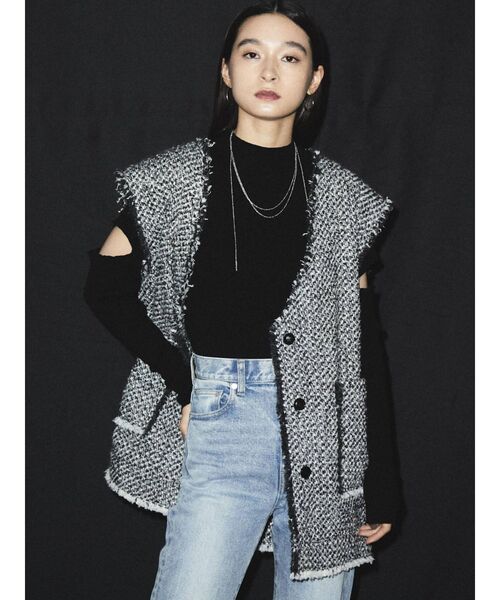 EMODA（エモダ）の「ダブルチェーンネックレス（ネックレス・レディース・シルバー/ゴールド・FREE）」の8枚目の写真