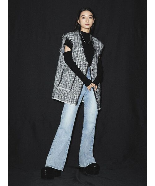 EMODA（エモダ）の「ダブルチェーンネックレス（ネックレス・レディース・シルバー/ゴールド・FREE）」の5枚目の写真