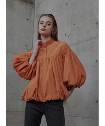 タフタバルーンブラウス