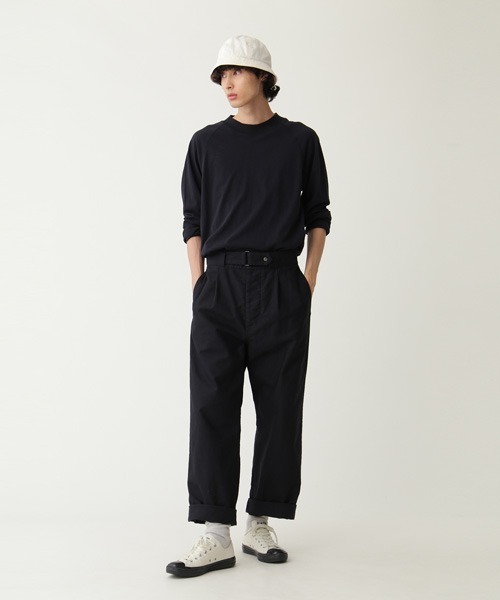 MHL.（エムエイチエル）の「PROOFED COTTON POLYESTER TWILL（ハット・メンズ・グレー系その他3/ベージュ系その他2・FREE）」の3枚目の写真