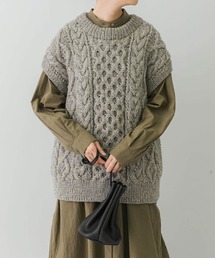 かぐれ | ペルーカラーネップニットベスト(ベスト)