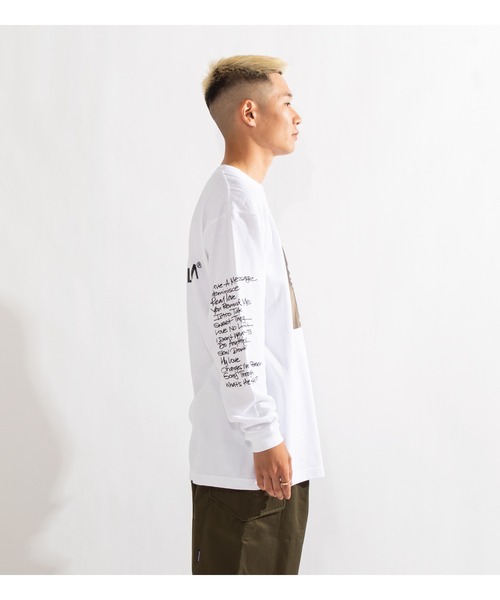 APPLEBUM（アップルバム）の「"What's The 411?" L/S T-shirt（Tシャツ/カットソー・メンズ・ホワイト/ブラック・X-LARGE/LARGE/MEDIUM/XX-LARGE）」の14枚目の写真