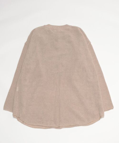 LOCALINA(ロカリナ)の「LOCALINA/ロカリナ MESH KNIT LSメッシュニットL/Sユニセックス(ニット/セーター・メンズ・ホワイト/ブラック/ベージュ/グレー・FREE)」の5枚目の写真