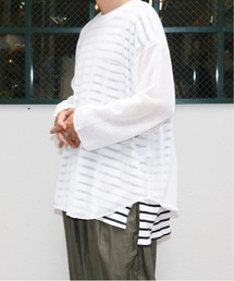 LOCALINA | LOCALINA/ロカリナ MESH KNIT LSメッシュニットL/Sユニセックス(ニット/セーター)