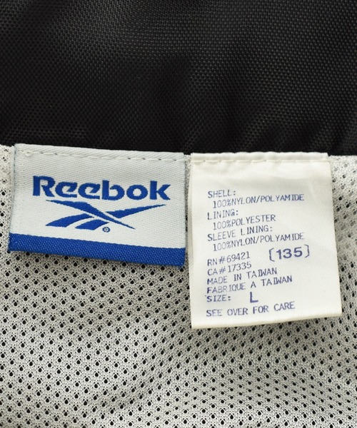 Reebok(リーボック)の「【ヴィンテージ古着】90s Reebok / リーボック ロゴ刺繍 ハーフジップジャケット(その他アウター・メンズ・ブラック・LARGE)」の3枚目の写真