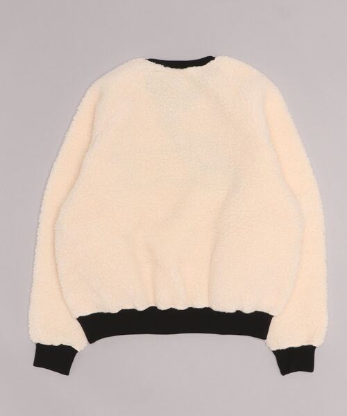 ICECREAM（アイスクリーム）の「2TONE BOA RAGLAN CREWNECK（スウェット・メンズ・ブラック/ホワイト×ブラック/ホワイト×ブルー・SMALL/MEDIUM/LARGE/X-LARGE）」の5枚目の写真