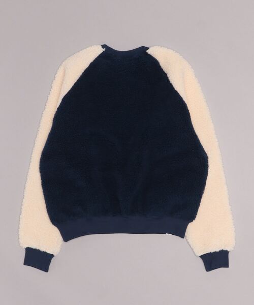 ICECREAM（アイスクリーム）の「2TONE BOA RAGLAN CREWNECK（スウェット・メンズ・ブラック/ホワイト×ブラック/ホワイト×ブルー・SMALL/MEDIUM/LARGE/X-LARGE）」の6枚目の写真