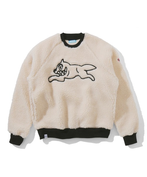 ICECREAM（アイスクリーム）の「2TONE BOA RAGLAN CREWNECK（スウェット・メンズ・ブラック/ホワイト×ブラック/ホワイト×ブルー・SMALL/MEDIUM/LARGE/X-LARGE）」の2枚目の写真