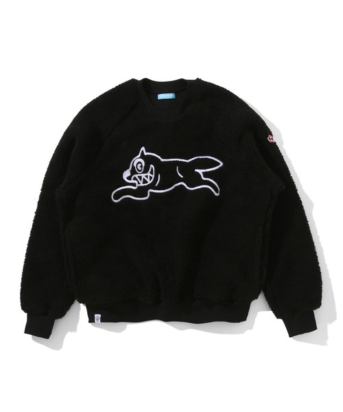 ICECREAM（アイスクリーム）の「2TONE BOA RAGLAN CREWNECK（スウェット・メンズ・ブラック/ホワイト×ブラック/ホワイト×ブルー・SMALL/MEDIUM/LARGE/X-LARGE）」の3枚目の写真
