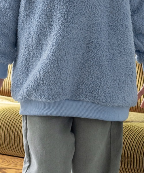 lulpini（ルルピー二）の「[lulpini]ボアチュニックプルオーバー（スウェット・キッズ・アイボリー/ピンク/ブルー・S/M/L）」の21枚目の写真