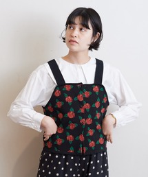 bulle de savon | Rose ジャガード ベスト(ベスト)
