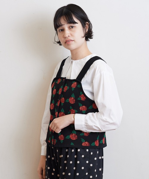 bulle de savon(ビュルデサボン)の「●Rose ジャガード ベスト(ベスト・レディース・ブラック・FREE)」の17枚目の写真